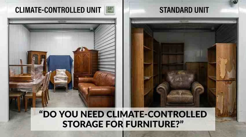Do You Need Climate-Controlled Storage for Furniture?