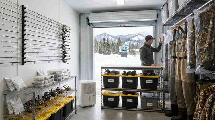 How to Store Fishing Gear During an Idaho Winter