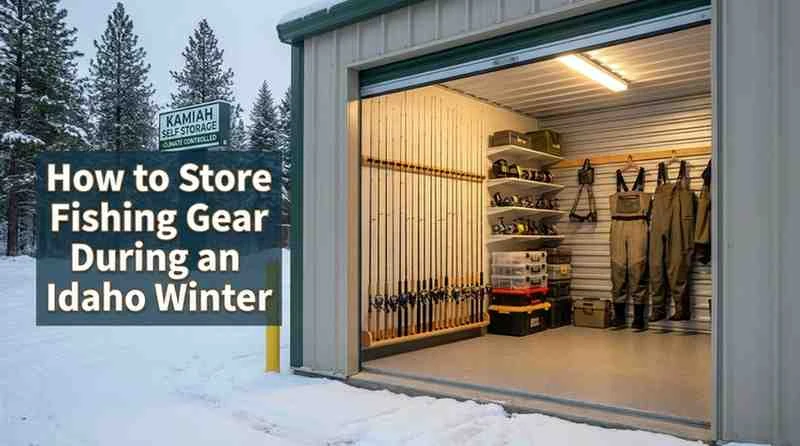 How to Store Fishing Gear During an Idaho Winter