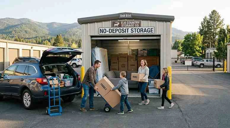 No-Deposit Storage: Move In Today with No Upfront Costs at Elk Country Storage Co. 2 No-Deposit Storage