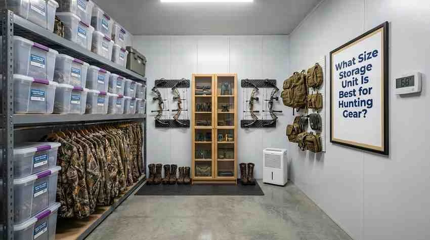 What Size Storage Unit Is Best for Hunting Gear?
