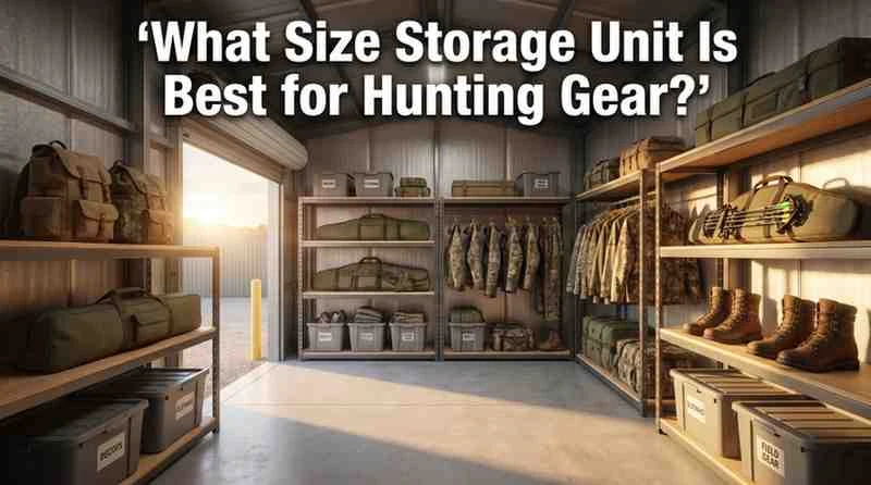 What Size Storage Unit Is Best for Hunting Gear?