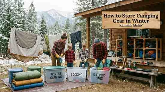 How to Store Camping Gear in Winter: A Complete Guide for Campers in the Clearwater Valley
