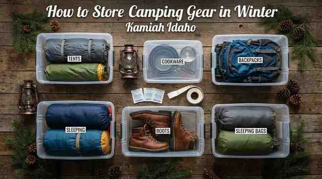 How to Store Camping Gear in Winter: A Complete Guide for Campers in the Clearwater Valley
