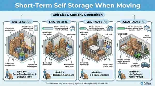 short-term self storage when moving in kamiah idaho