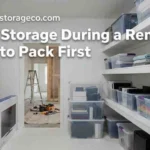 Using Storage During a Remodel: What to Pack First
