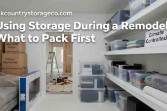Using Storage During a Remodel: What to Pack First