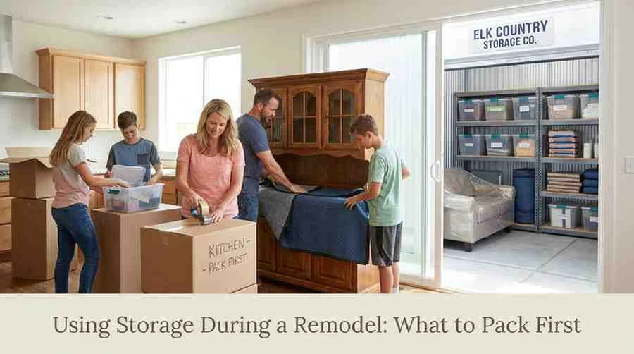 Using Storage During a Remodel: What to Pack First 3 Using Storage During a Remodel: What to Pack First