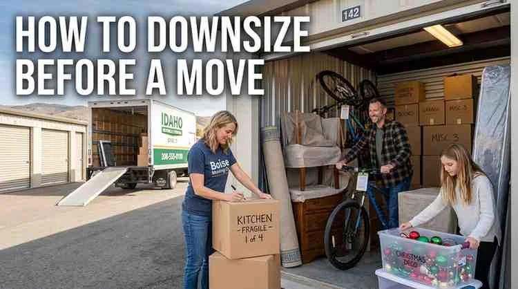 How to Downsize Before a Move | Keep, Sell or Store