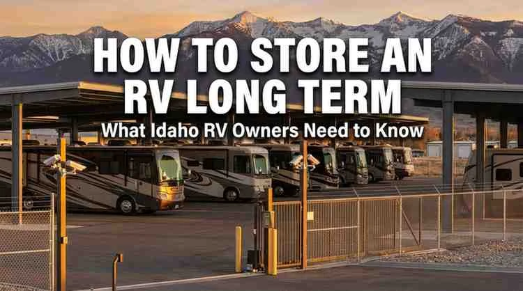 How to Store an RV Long Term | Idaho Owner's Guide