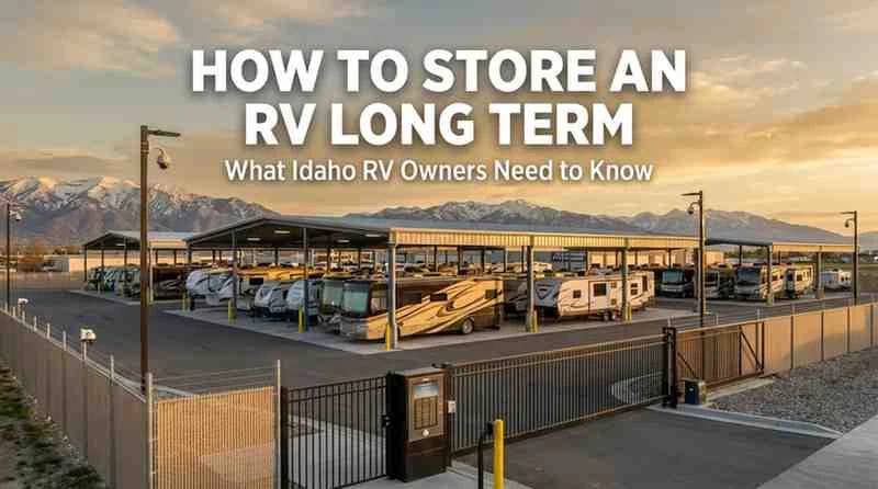 How to Store an RV Long Term | Idaho Owner's Guide