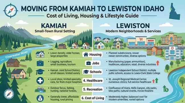 Moving from Kamiah to Lewiston Idaho | Full Guide