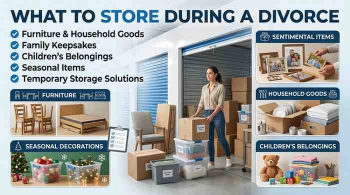 What to Put in a Storage Unit During a Divorce: A Practical Guide