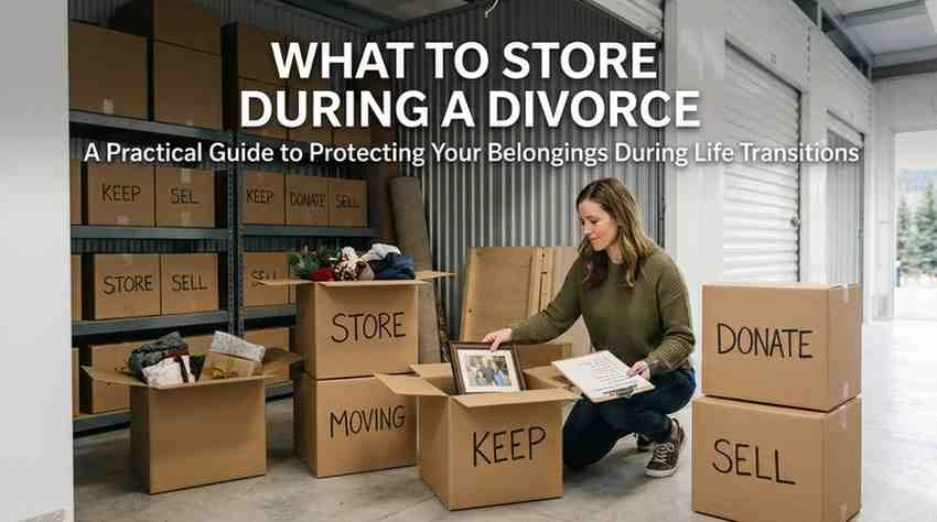 What to Put in a Storage Unit During a Divorce: A Practical Guide
