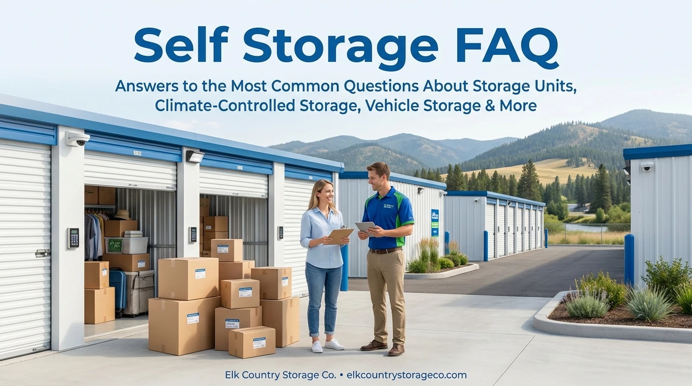 Self Storage FAQ Kamiah